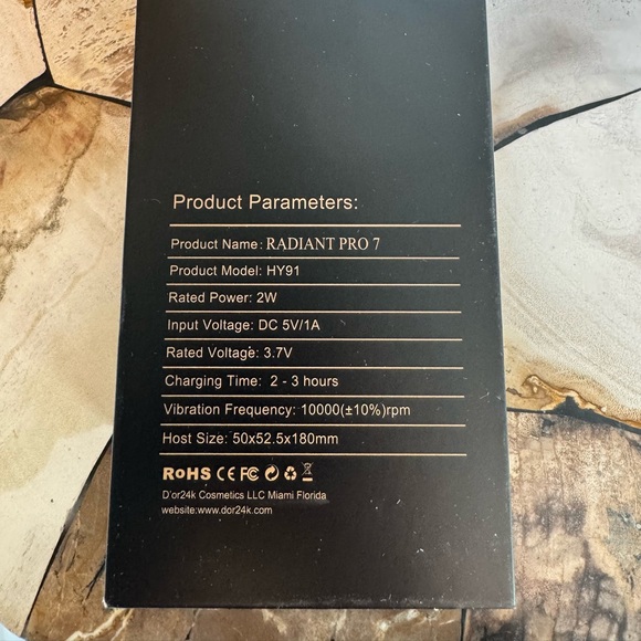 D’OR 24K - Prestige Radiante’ Pro-7 - NIB - 7-in-1 Skin Rejuvenating System - Picture 4 of 6